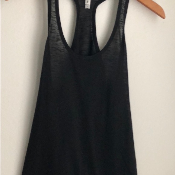 Racerback Tank In Deep Black... - Picture 4 of 7